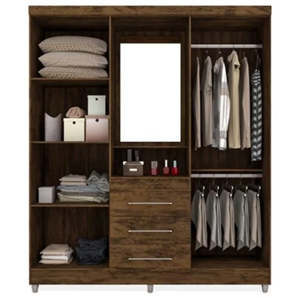 Guarda Roupa Capelinha Síria Rud Rack Cor Branco - Image 3