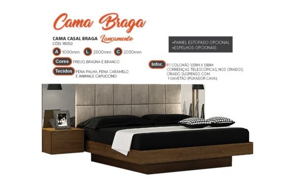 CAMA BRAGA CASAL - Image 3