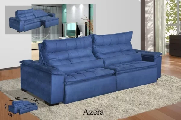 Sofá Retrátil Reclinável Azera - Estofados União - Image 3