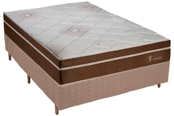 Conjunto Colchão Polar Gold Jasmim + Cama Bege 138 - Image 6