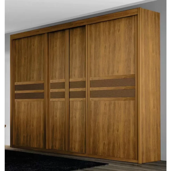 Guarda roupa 204 Petrarca Sky 100% MDF 2,78m - Bettio Móveis