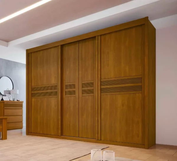 Guarda roupa 204 Petrarca Sky 100% MDF 2,78m - Bettio Móveis - Image 2