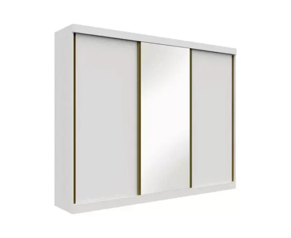 Guarda Roupa San Marino Premium 3 Portas 4 Gavetas C/Espelho Leifer - Image 3